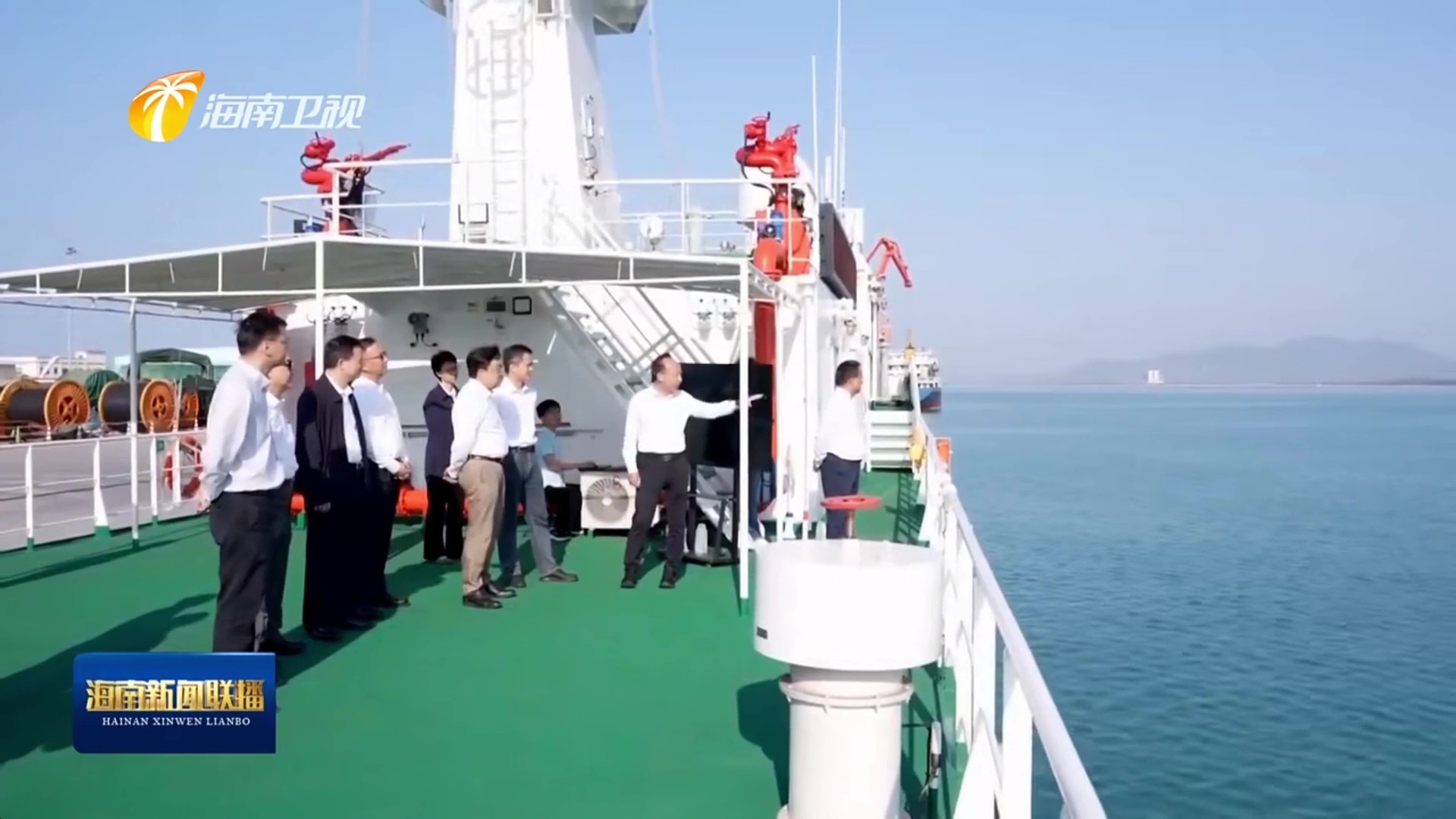 海南省委書記馮飛在三亞崖州灣科技城進(jìn)行專題調(diào)研并考察南山港海洋科技